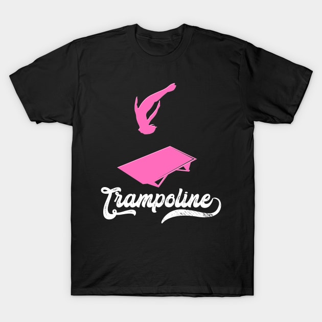 Trampoline Woman T-Shirt by Imutobi